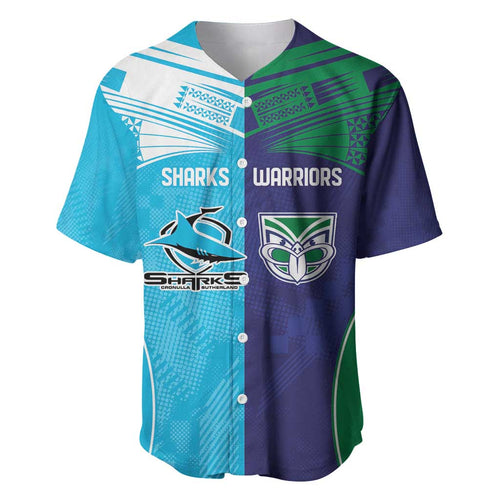 Custom Warriors-Shark Baseball Jersey Together Sporty Style