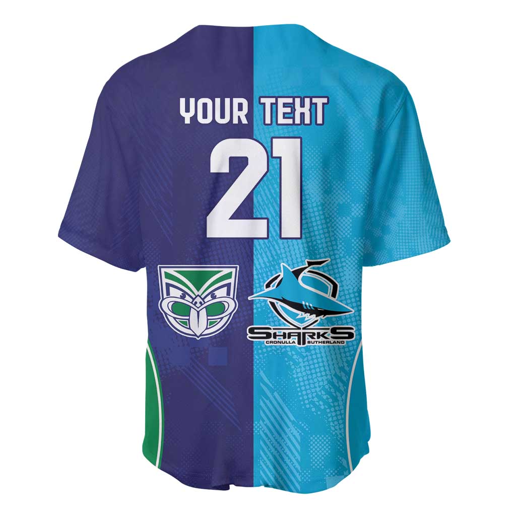 Custom Warriors-Shark Baseball Jersey Together Sporty Style
