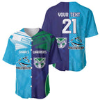 Custom Warriors-Shark Baseball Jersey Together Sporty Style