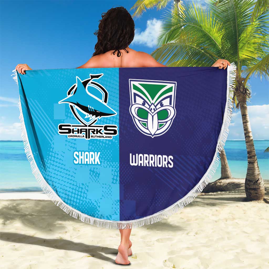 Custom Warriors-Shark Beach Blanket Together Sporty Style