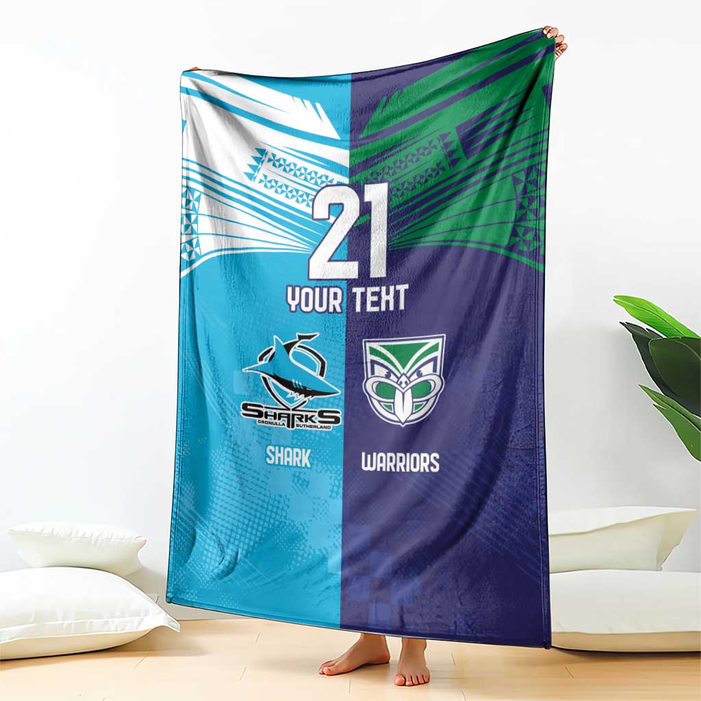Custom Warriors-Shark Blanket Together Sporty Style