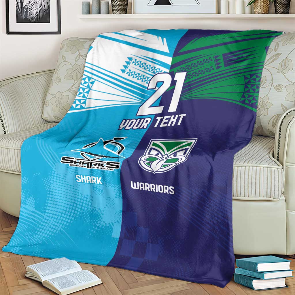 Custom Warriors-Shark Blanket Together Sporty Style