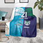Custom Warriors-Shark Blanket Together Sporty Style