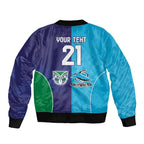 Custom Warriors-Shark Bomber Jacket Together Sporty Style