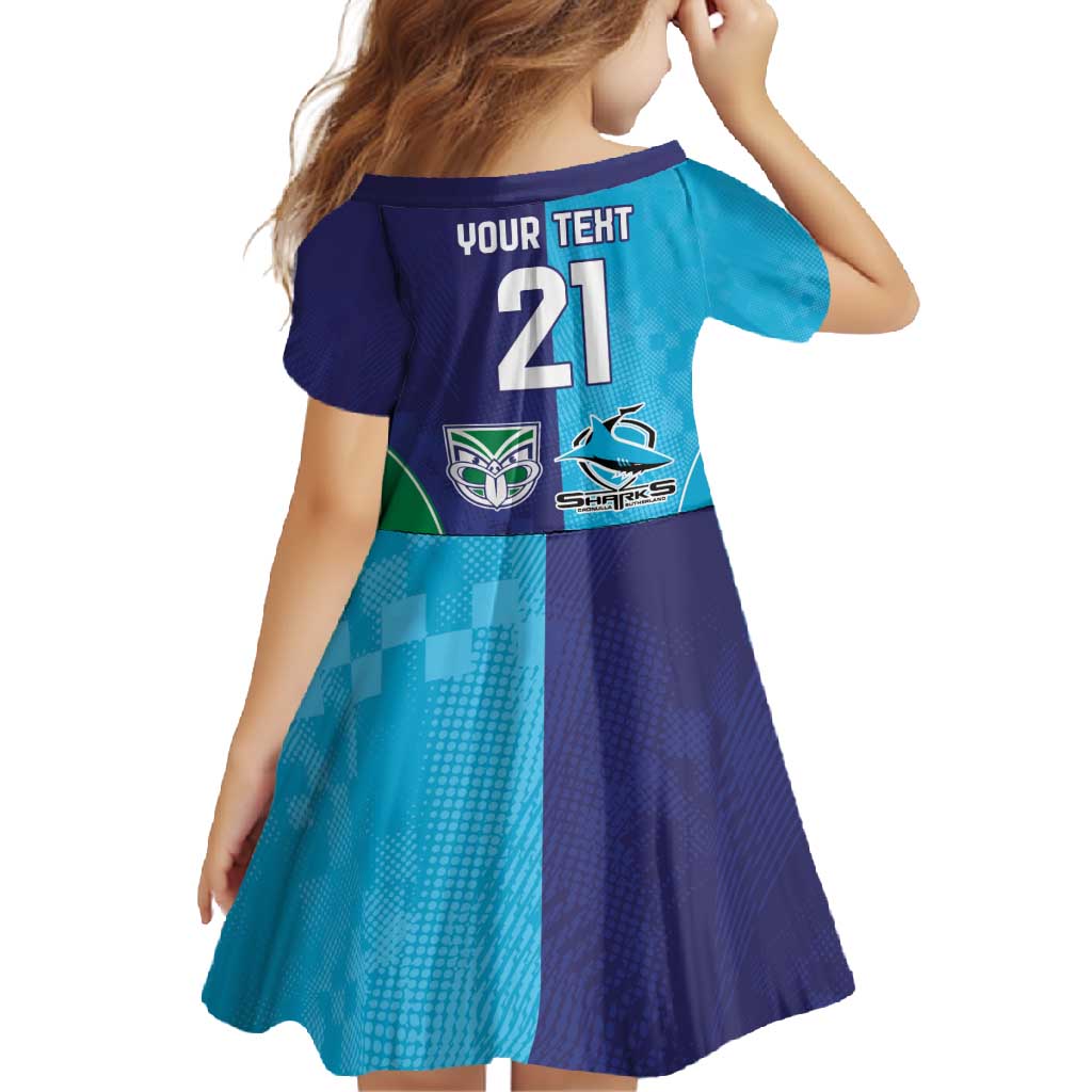 Custom Warriors-Shark Family Matching Mermaid Dress and Hawaiian Shirt Together Sporty Style