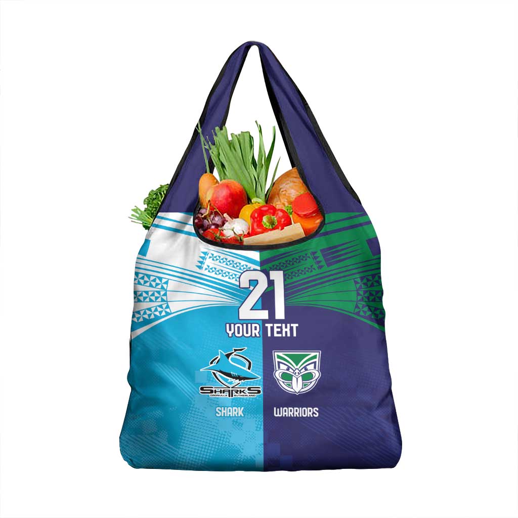 Custom Warriors-Shark Grocery Bag Together Sporty Style