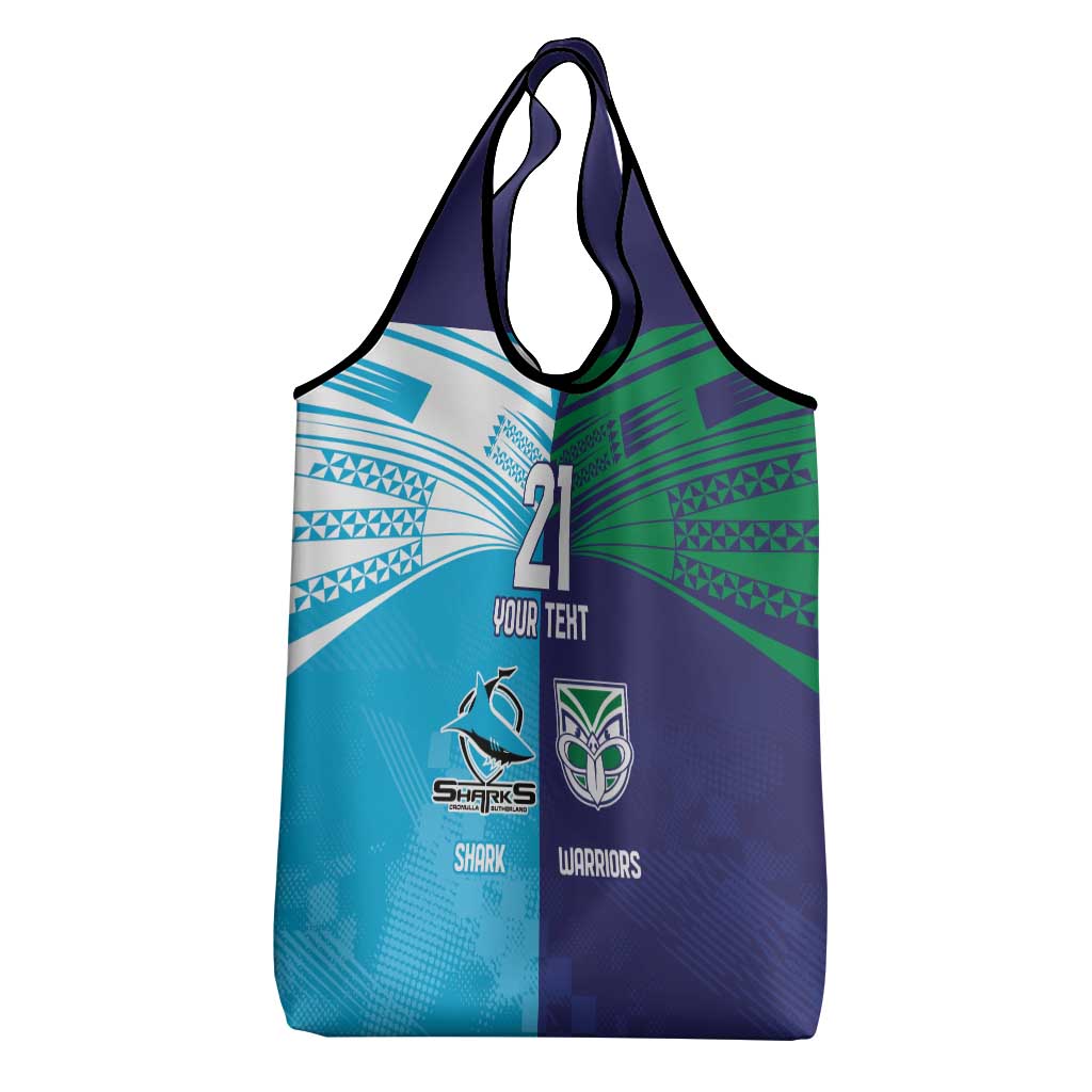 Custom Warriors-Shark Grocery Bag Together Sporty Style