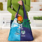 Custom Warriors-Shark Grocery Bag Together Sporty Style