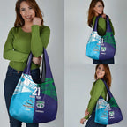 Custom Warriors-Shark Grocery Bag Together Sporty Style