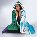 Custom Warriors-Shark Hooded Blanket Together Sporty Style