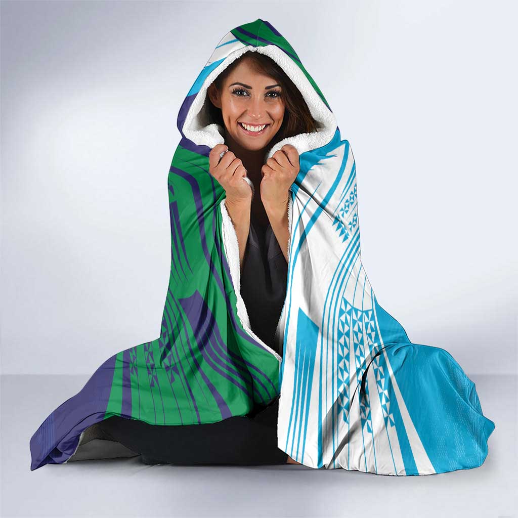 Custom Warriors-Shark Hooded Blanket Together Sporty Style