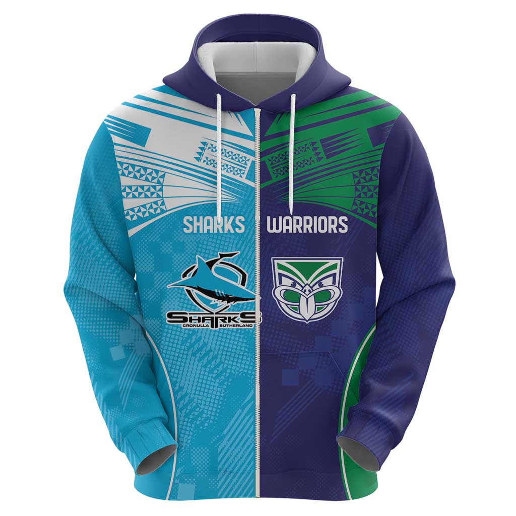 Custom Warriors-Shark Hoodie Together Sporty Style