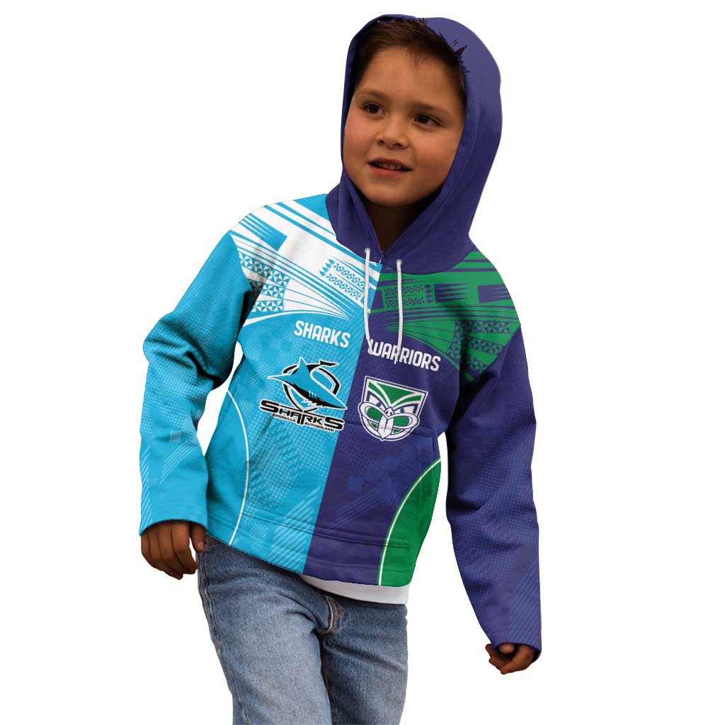 Custom Warriors-Shark Kid Hoodie Together Sporty Style