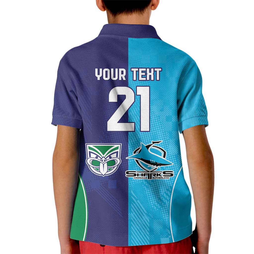 Custom Warriors-Shark Kid Polo Shirt Together Sporty Style