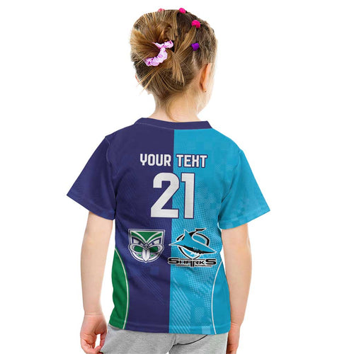 Custom Warriors-Shark Kid T Shirt Together Sporty Style
