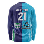 Custom Warriors-Shark Long Sleeve Shirt Together Sporty Style
