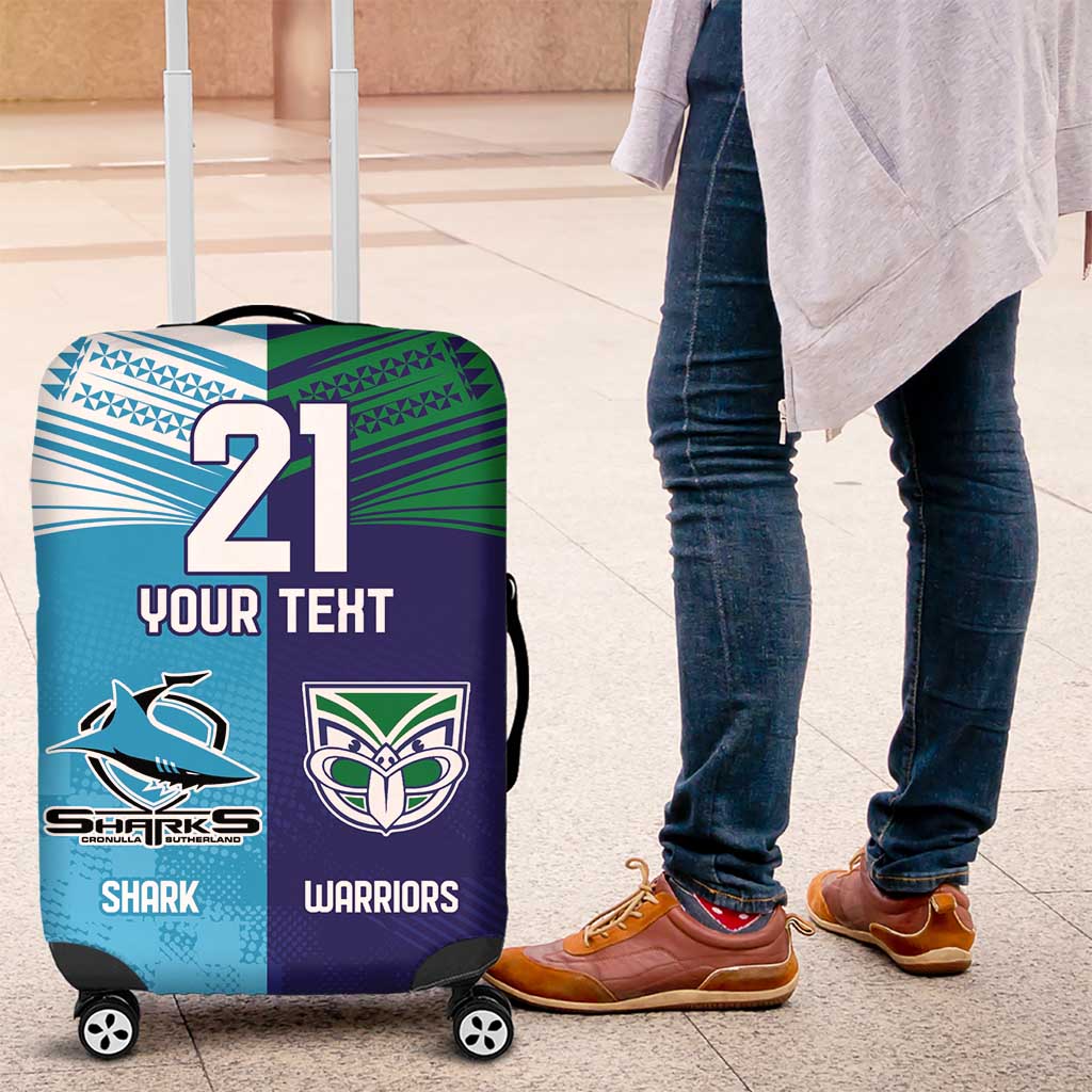 Custom Warriors-Shark Luggage Cover Together Sporty Style