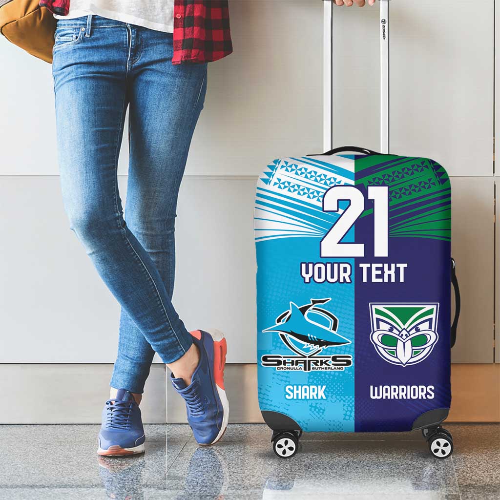 Custom Warriors-Shark Luggage Cover Together Sporty Style