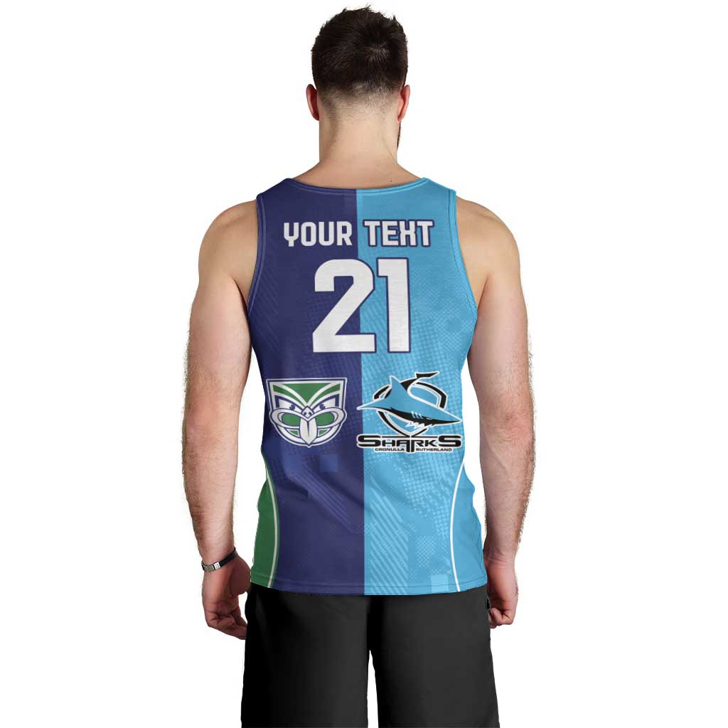 Custom Warriors-Shark Men Tank Top Together Sporty Style