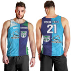 Custom Warriors-Shark Men Tank Top Together Sporty Style