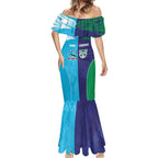 Custom Warriors-Shark Mermaid Dress Together Sporty Style