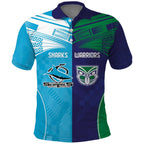 Custom Warriors-Shark Polo Shirt Together Sporty Style