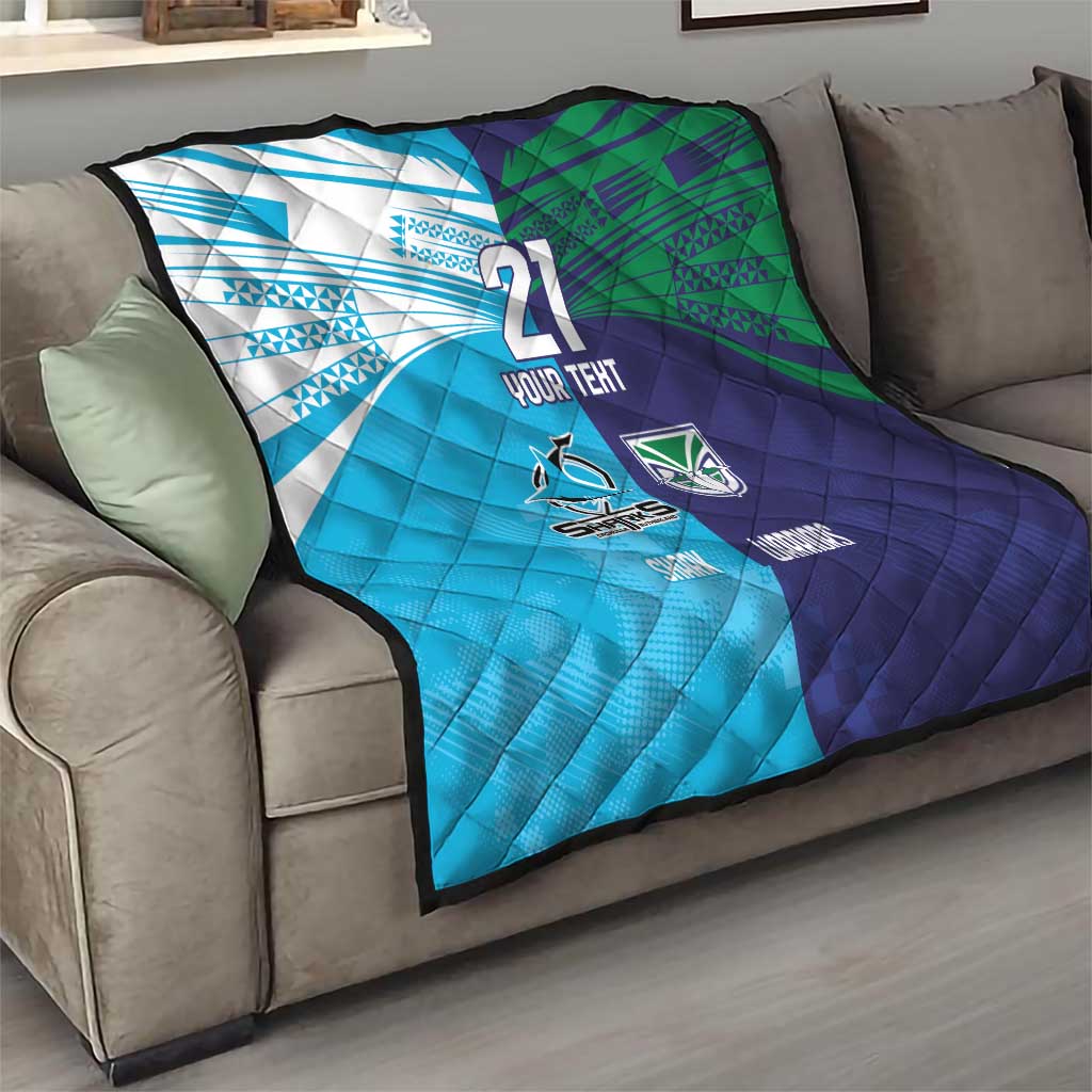 Custom Warriors-Shark Quilt Together Sporty Style