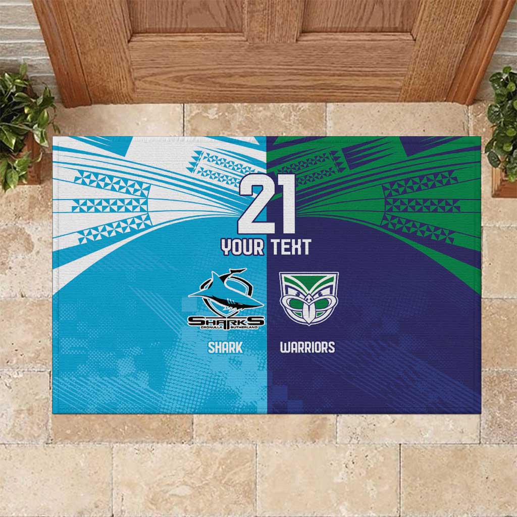 Custom Warriors-Shark Rubber Doormat Together Sporty Style