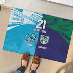 Custom Warriors-Shark Rubber Doormat Together Sporty Style