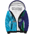 Custom Warriors-Shark Sherpa Hoodie Together Sporty Style