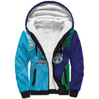 Custom Warriors-Shark Sherpa Hoodie Together Sporty Style
