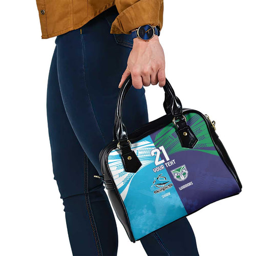 Custom Warriors-Shark Shoulder Handbag Together Sporty Style