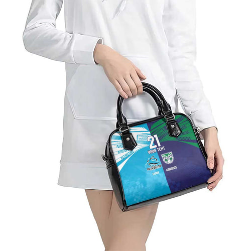 Custom Warriors-Shark Shoulder Handbag Together Sporty Style