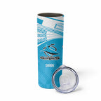 Custom Warriors-Shark Skinny Tumbler Together Sporty Style