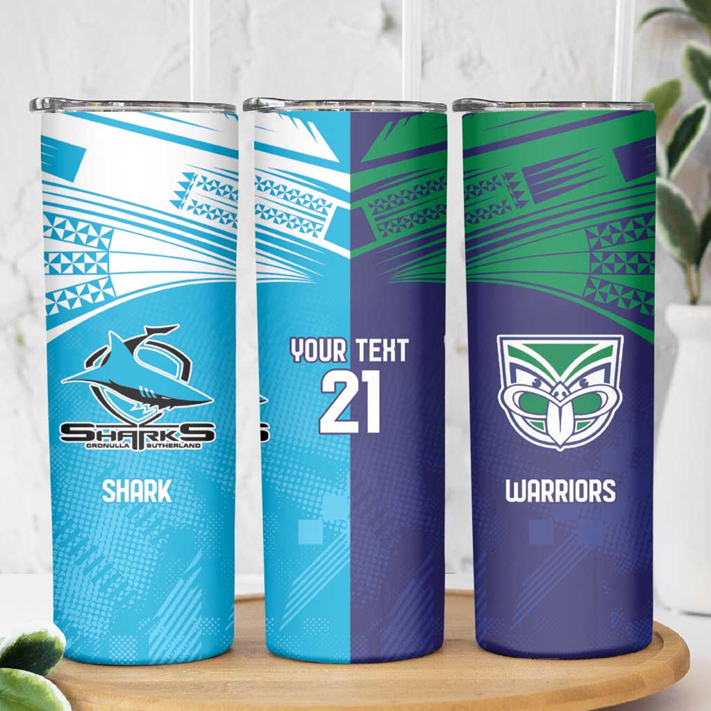 Custom Warriors-Shark Skinny Tumbler Together Sporty Style