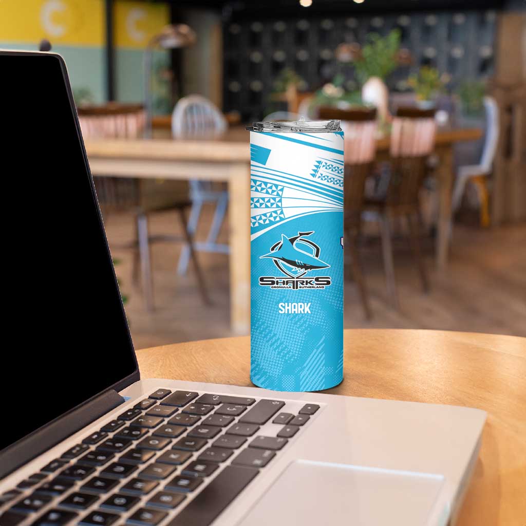 Custom Warriors-Shark Skinny Tumbler Together Sporty Style