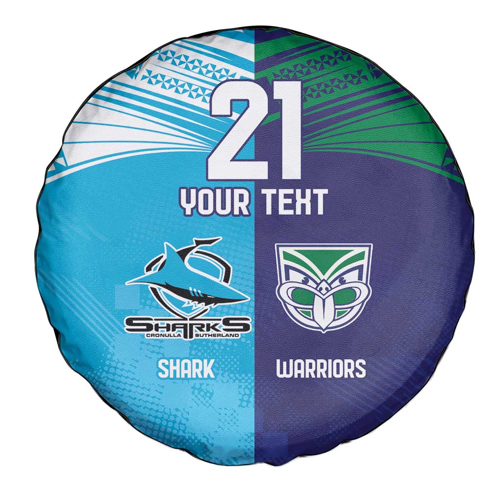 Custom Warriors-Shark Spare Tire Cover Together Sporty Style
