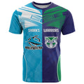 Custom Warriors-Shark T Shirt Together Sporty Style