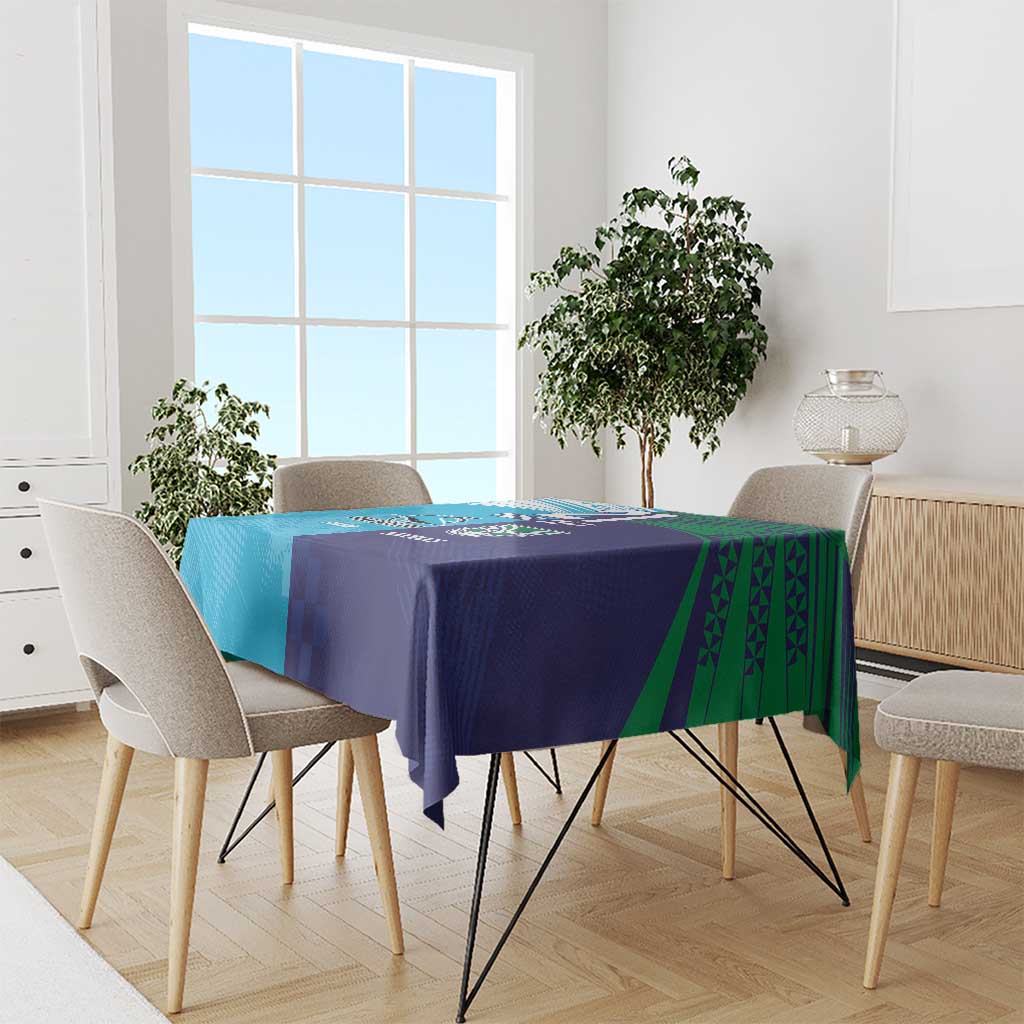 Custom Warriors-Shark Tablecloth Together Sporty Style