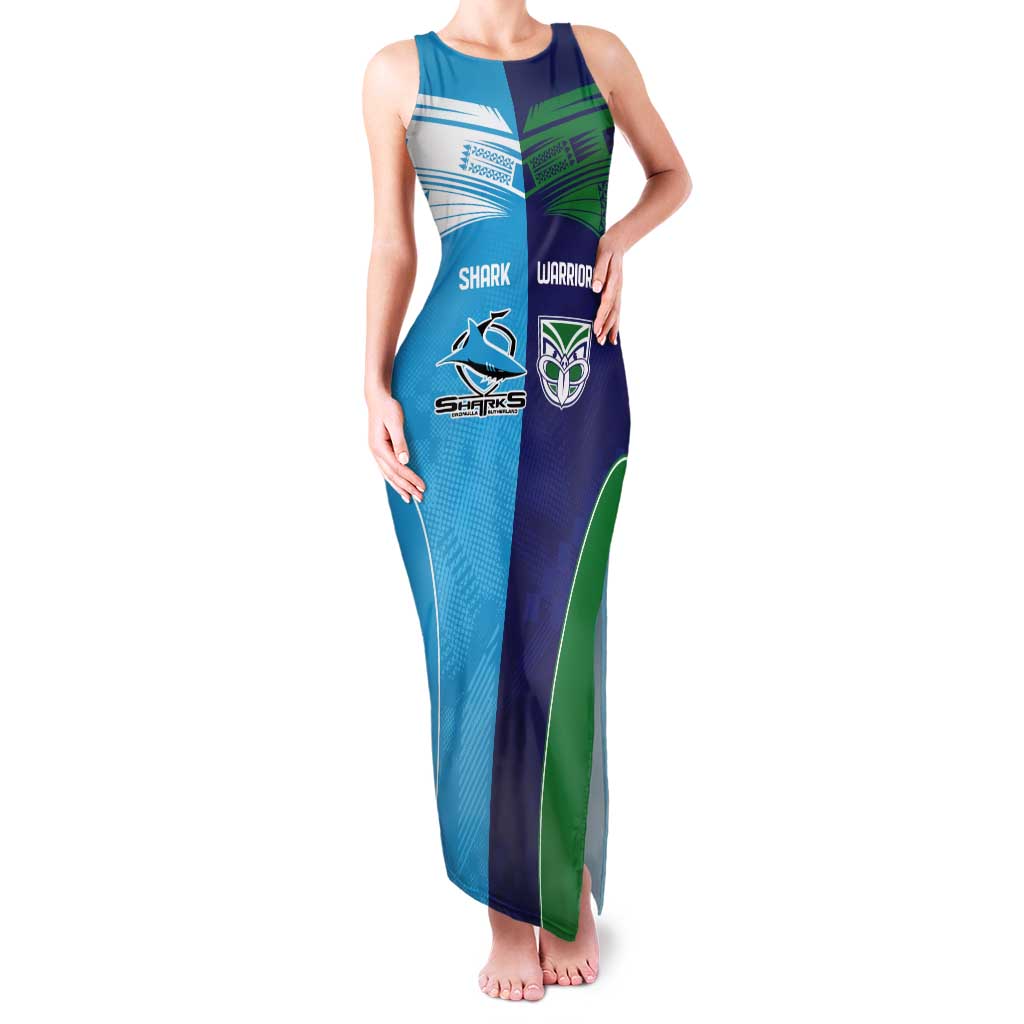 Custom Warriors-Shark Tank Maxi Dress Together Sporty Style