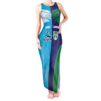 Custom Warriors-Shark Tank Maxi Dress Together Sporty Style