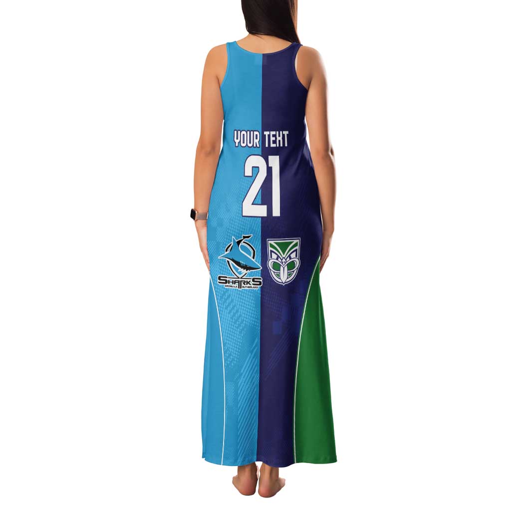 Custom Warriors-Shark Tank Maxi Dress Together Sporty Style