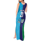 Custom Warriors-Shark Tank Maxi Dress Together Sporty Style