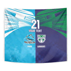 Custom Warriors-Shark Tapestry Together Sporty Style