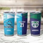 Custom Warriors-Shark Tumbler Cup Together Sporty Style