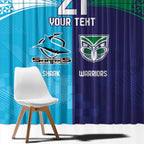 Custom Warriors-Shark Window Curtain Together Sporty Style