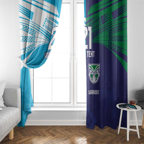 Custom Warriors-Shark Window Curtain Together Sporty Style