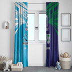 Custom Warriors-Shark Window Curtain Together Sporty Style