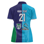Custom Warriors-Shark Women Polo Shirt Together Sporty Style