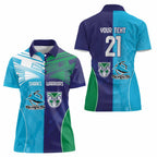 Custom Warriors-Shark Women Polo Shirt Together Sporty Style